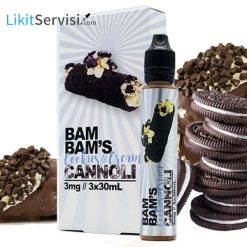 Bam Bam’s Cookies & Cream Cannoli 3x30ml fiyat